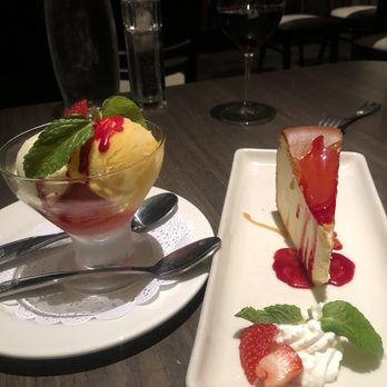 Massimo's - New York Style Cheese Cake & sorbet trio- tell me this doesn't look like work of arts. Can you say DELICIOUS - Italian Near Me - Fremont, California Massimo's - New York Style Cheese Cake & sorbet trio- tell me this doesn't look like work of arts. Can you say DELICIOUS - Italian Near Me - Fremont, California