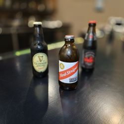Long Gut Miss Pinny - Cool Jamaican Red Stripe Beer.