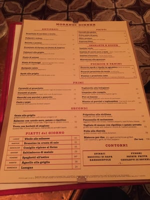 Menu photo 8 Morandi New York, NY