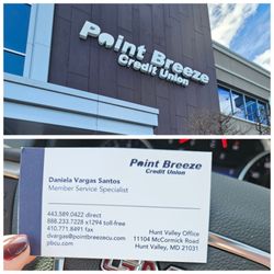 Point Breeze Credit Union - Great experience by Daniela while opening Estate Account.
