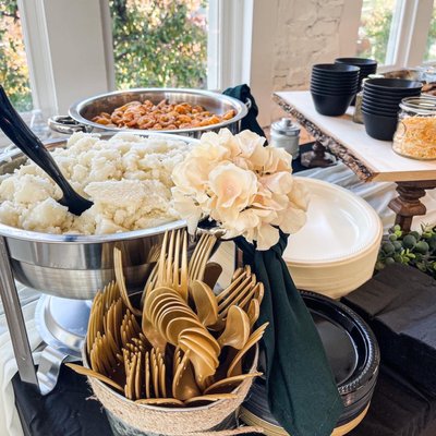 Buffet Style Catering for a Wedding - Call us today for your next event! Buffet Style Catering for a Wedding - Call us today for your next event!