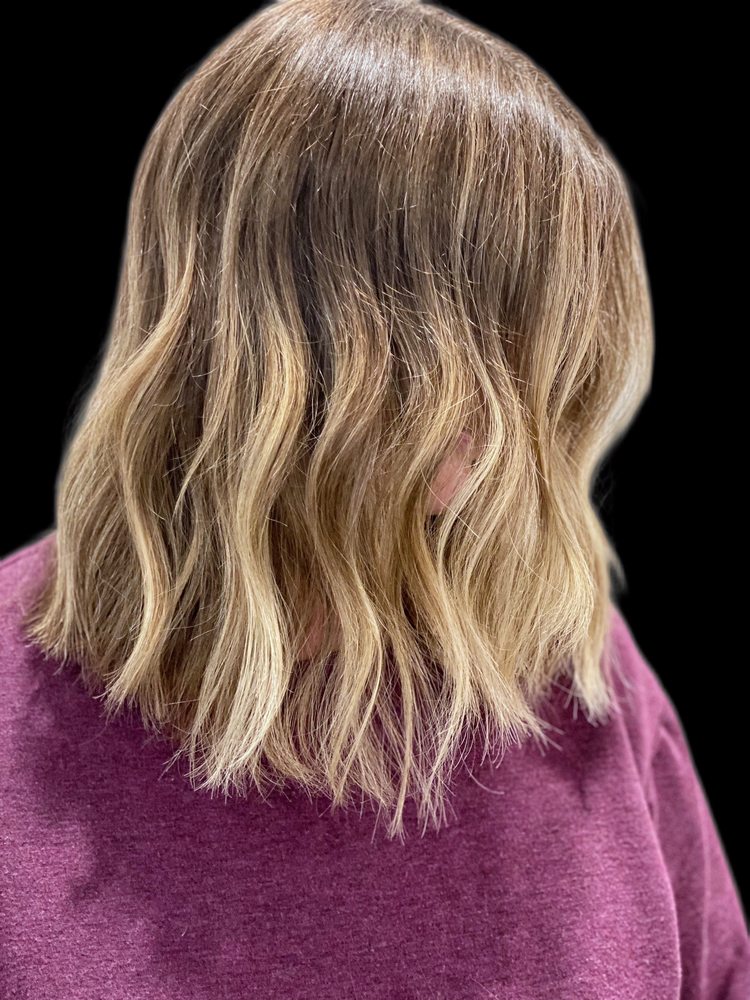 Surf Girl Hair Design Logo