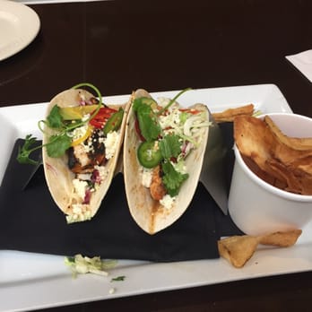 Skylight Bistro & Wine Bar - Fish tacos with home made chips - Wine Bars Near Me - Indianapolis, Indiana Skylight Bistro & Wine Bar - Fish tacos with home made chips - Wine Bars Near Me - Indianapolis, Indiana