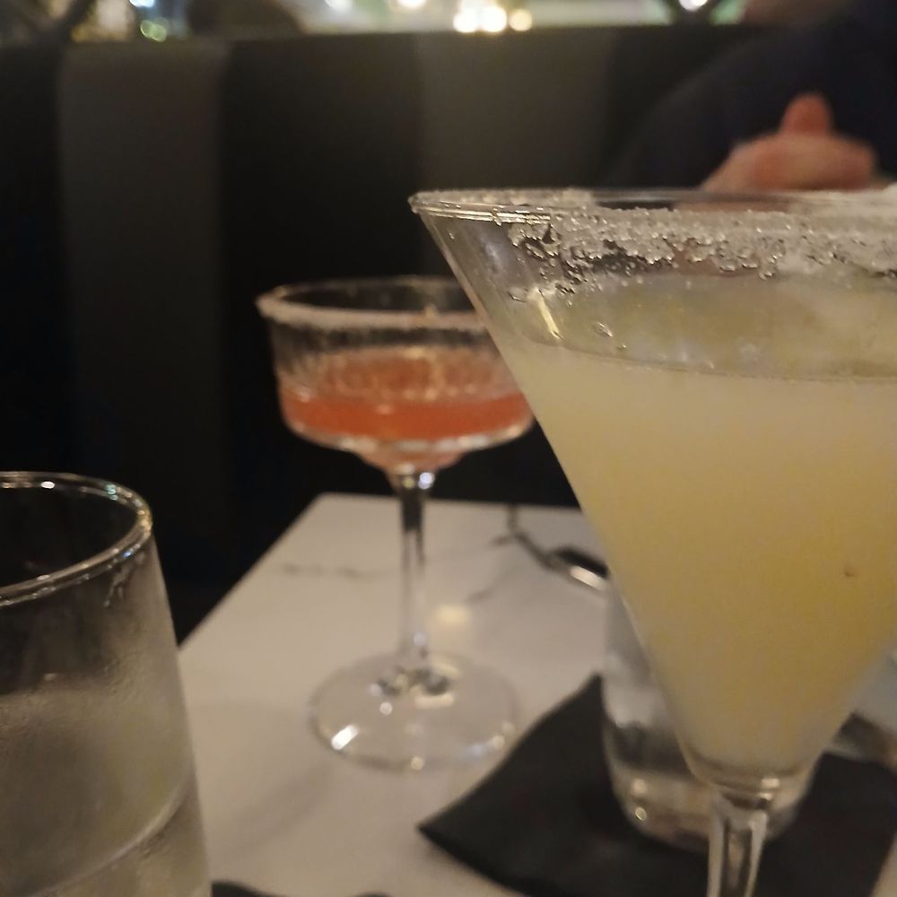 Studio Four29 - Horrible medicine tasting cocktail and a super sweet lemonade aka "lemon drop martini" - New American Near Me - Upland, California Studio Four29 - Horrible medicine tasting cocktail and a super sweet lemonade aka "lemon drop martini" - New American Near Me - Upland, California