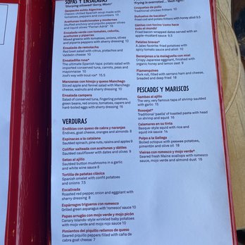 Jaleo - Menu - Spanish Near Me - Washington, DC, District of Columbia