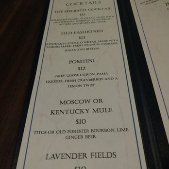 Old Seelbach Bar - American Near Me - Louisville, Kentucky Old Seelbach Bar - American Near Me - Louisville, Kentucky