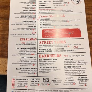 Ché - Menu - Argentine Near Me - Cincinnati, Ohio