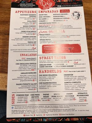 Menu photo 4 Ché Cincinnati, OH