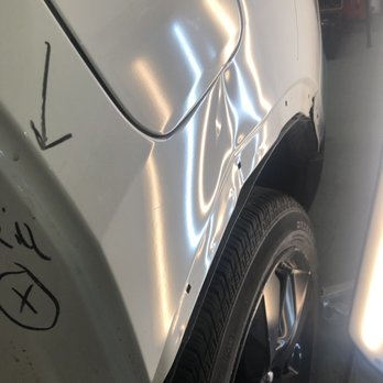 Two Way Dent Repair - Before - Body Shops Near Me Two Way Dent Repair - Before - Body Shops Near Me