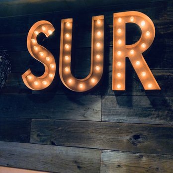 Sur at The Barnyard - Sign - New American Near Me - Carmel, California Sur at The Barnyard - Sign - New American Near Me - Carmel, California
