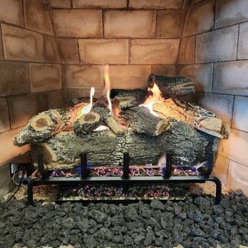 Clean Sweep 317 - New gas log set with remote has made turning a fire on in the morning a breeze - Chimney Sweeps Near Me - Indianapolis, Indiana
