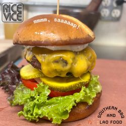 Saap Saap BBQ - Smoked Beef Burger