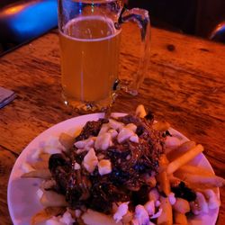 Amsterdam Cafe - Poutine with pulled pork $20