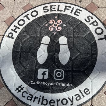 Caribe Royale Orlando - Selfie station in front of the pool shows a perfect view - Hotels Near Me - Orlando, Florida