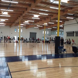 Inside the gym