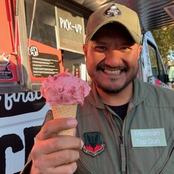 Scoops on cones or cups - adults and kids alike love Recess Ice Cream!