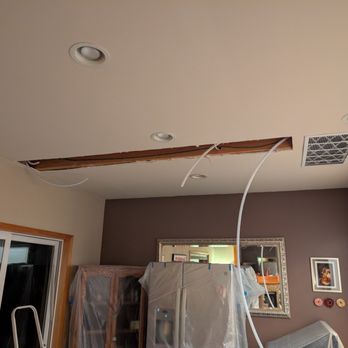 Repipe Specialists - Seattle - Repiping through our kitchen and dining room ceiling. - Plumbing Near Me Repipe Specialists - Seattle - Repiping through our kitchen and dining room ceiling. - Plumbing Near Me