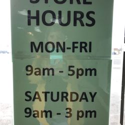 Appliance Discount Center - STORE HOURS AS OF 2020