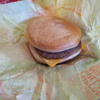McDonald's - A upside down cheese burger. - Fast Food Near Me - Enfield, NSW
