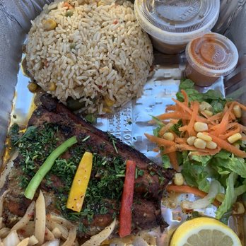 Nailah's kitchen - Grilled Salmon - Senegalese Near Me - Baltimore, Maryland