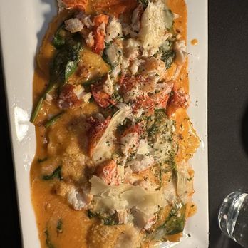 Anthony's La Piazza Prime - Lobster ravioli with vodka sauce - Italian Near Me - Raleigh, North Carolina