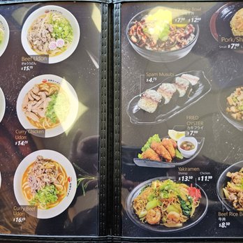 Ten Gu Ramen - Menu - Ramen Near Me - Oceanside, California