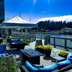 La Conner Waterfront Day Spa - view of the Swinomish channel from the day spa