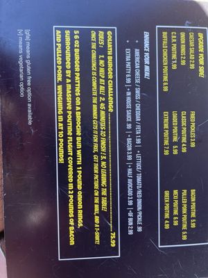 Menu photo 1 Extreme Eatery Parksville, BC
