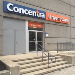 Concentra - Our entrance is on the corner of Lombard and Hanover Streets. We provide free parking directly across the street for paid services rendered.
