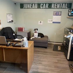 Juneau Car Rental Company - Lola, the Great Dane runs the place