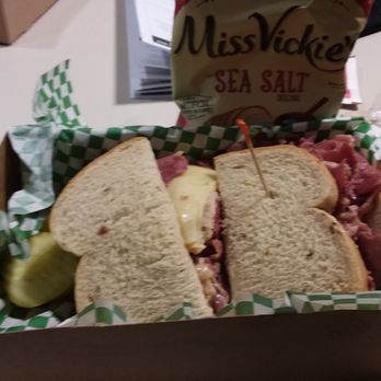 Keeneland - Reuben sandwich. Be sure to get a knife and fork. You'll need them. - Horse Racing Near Me - Lexington, Kentucky Keeneland - Reuben sandwich. Be sure to get a knife and fork. You'll need them. - Horse Racing Near Me - Lexington, Kentucky