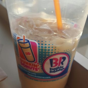 Dunkin' - a drink in a plastic cup with a straw - Donuts Near Me - Warner Robins, Georgia Dunkin' - a drink in a plastic cup with a straw - Donuts Near Me - Warner Robins, Georgia