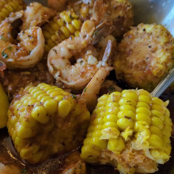 Captain’s Choice Cajun Seafood - Spicy Cajun broth bowl with shrimps and corn - Cajun/Creole Near Me - Portland, Oregon Captain’s Choice Cajun Seafood - Spicy Cajun broth bowl with shrimps and corn - Cajun/Creole Near Me - Portland, Oregon
