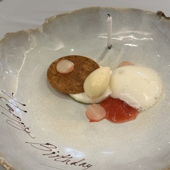 Gabriel Kreuther - Panna cotta  @davideatsdc - French Near Me - New York, New York