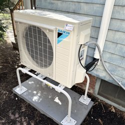 Top Climate - Mini split outdoor unit installation completed