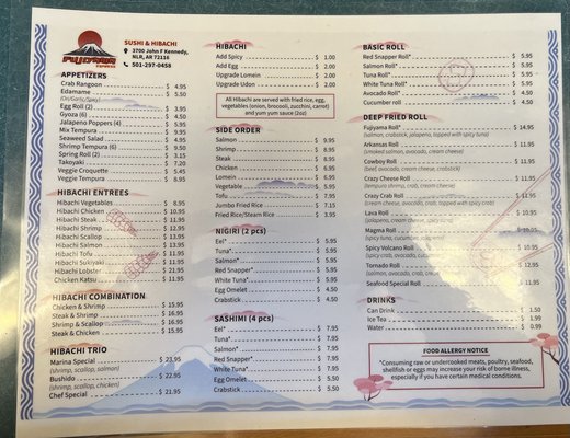 Menu photo 1 Fujiyama Express North Little Rock, AR Menu photo 1 Fujiyama Express North Little Rock, AR