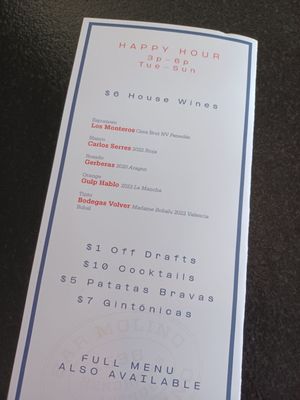 Menu photo 3 Bar Molino Jacksonville, FL Menu photo 3 Bar Molino Jacksonville, FL