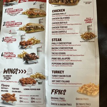 Charleys Cheesesteaks - Menu - Fast Food Near Me - Seagoville, Texas