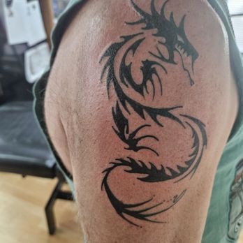 Addictive Artistry - Tribal dragon - Tattoo Near Me - Pigeon Forge, Tennessee