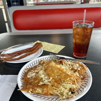Waffle House - Hashbrowns and bacon! My favorite! - Diners Near Me - Harrison, Ohio Waffle House - Hashbrowns and bacon! My favorite! - Diners Near Me - Harrison, Ohio