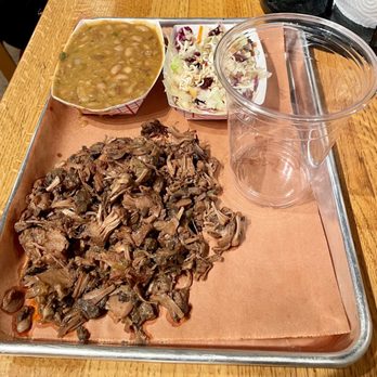 Bashful Bandit Barbecue - Smoked Jackfruit, beans, sunflower salad - Barbeque Near Me - Tucson, Arizona