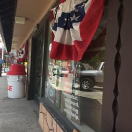 View from the sidewalk