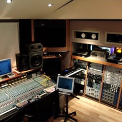 Alex Morelli Music - Control room in our recording studios in New York. www.alexmorellimusic.com