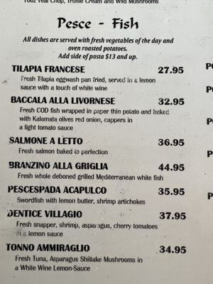 Menu photo 2 Villagio Sunrise, FL
