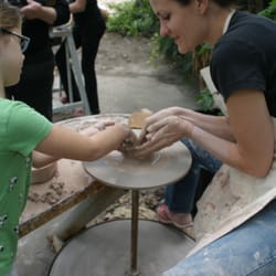 Foelber Pottery Gallery & Studios - Hands-on fun at the outdoor fall fest.