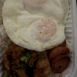 Korean Fried Chicken Breakfast Plate