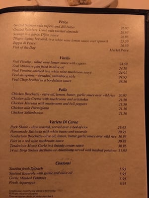 Menu photo 2 Dominic's Trattoria Saint Louis, MO Menu photo 2 Dominic's Trattoria Saint Louis, MO
