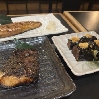 Kappo Sui - Grilled black cod, grilled Mackerel and ginger eggplant - Japanese Near Me - Costa Mesa, California
