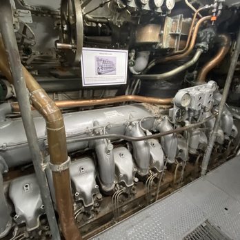 Galveston Naval Museum - Now that's an engine - Historical Tours Near Me - Galveston, Texas