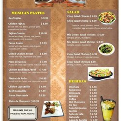Antojitos Lupita - Menu